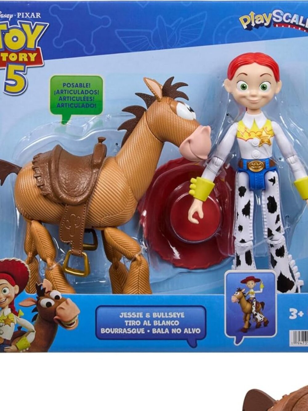 Toy Story 5 Playscale Jessie & Bullseye Action Figure 2 Pack Disney Pixar HTF!